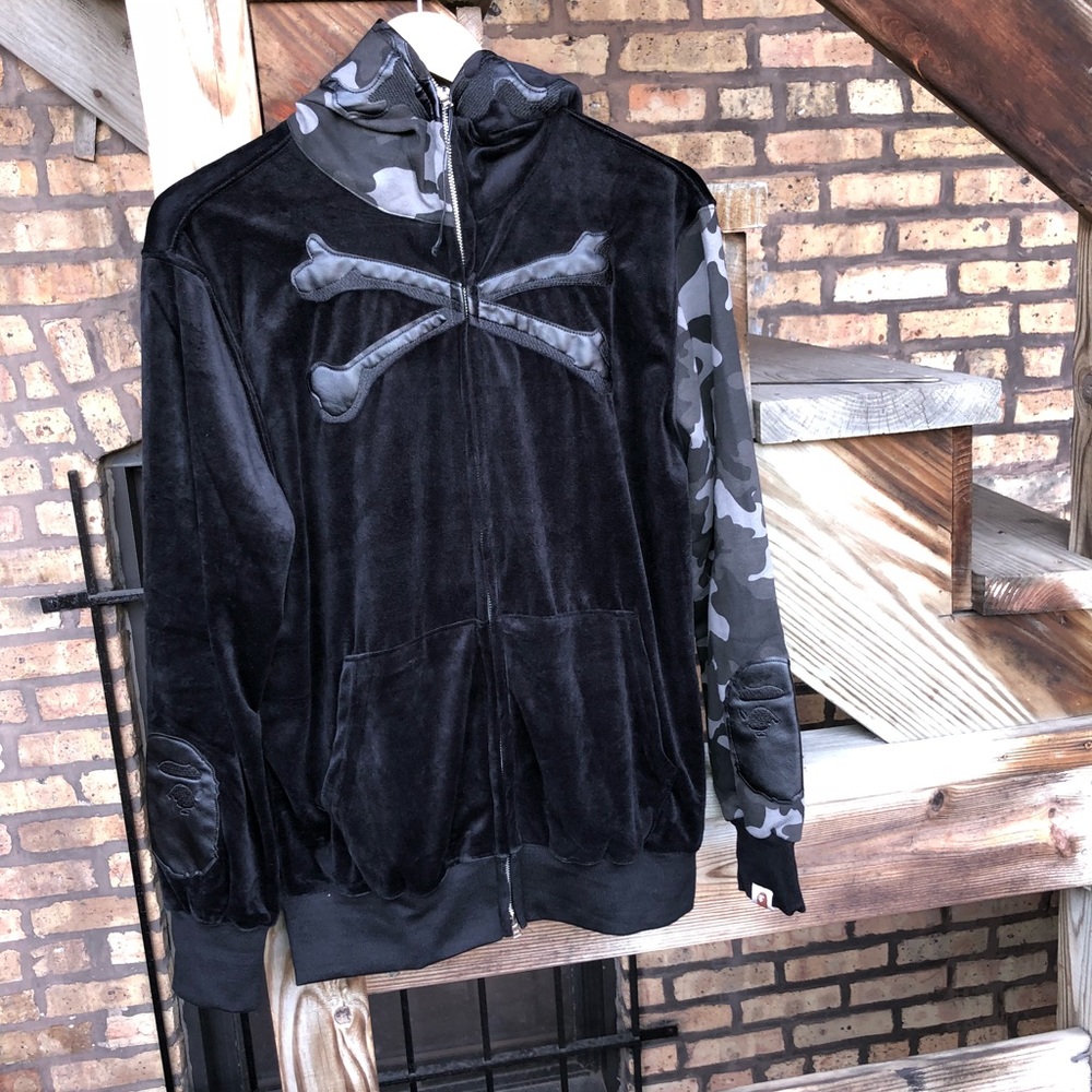 Bape X MasterMind JPN Skull Full Zip Hoodie